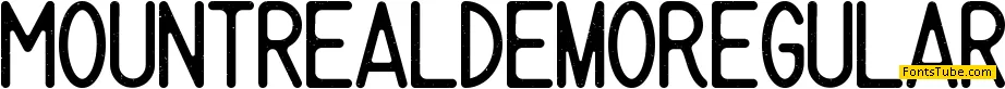 Mountreal Demo Font