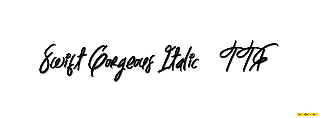Swift Gorgeous Font Family