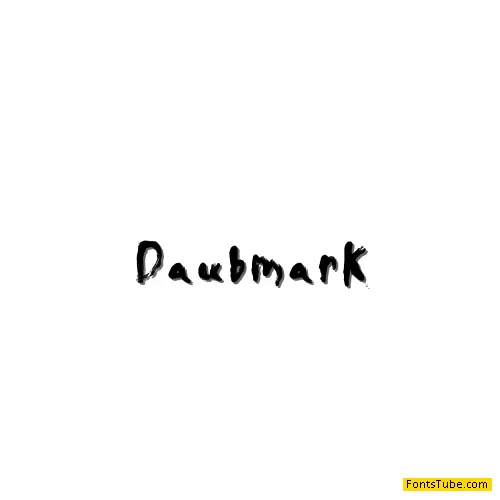 Daubmark Font