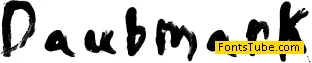 Daubmark Font