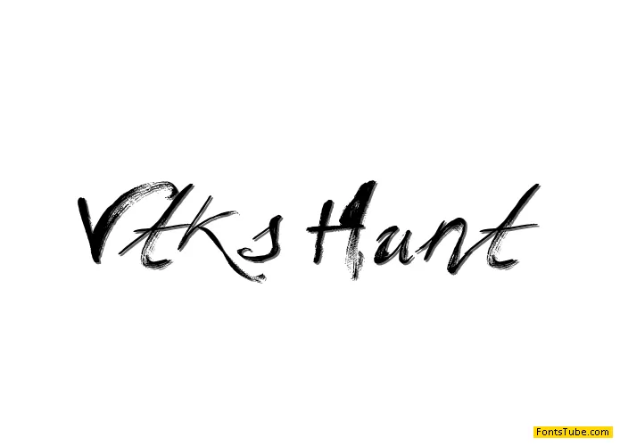 Vtks Hunt Font
