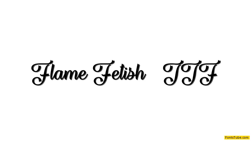 Flame Fetish Font