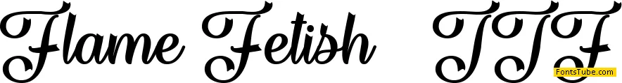 Flame Fetish Font