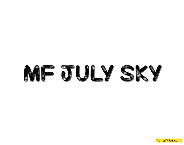 Mf July Sky Font