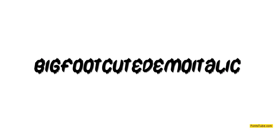 Bigfoot Cute