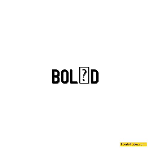 BOLÃ©D Font