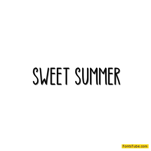 Sweet Summer Font