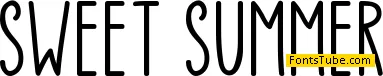 Sweet Summer Font