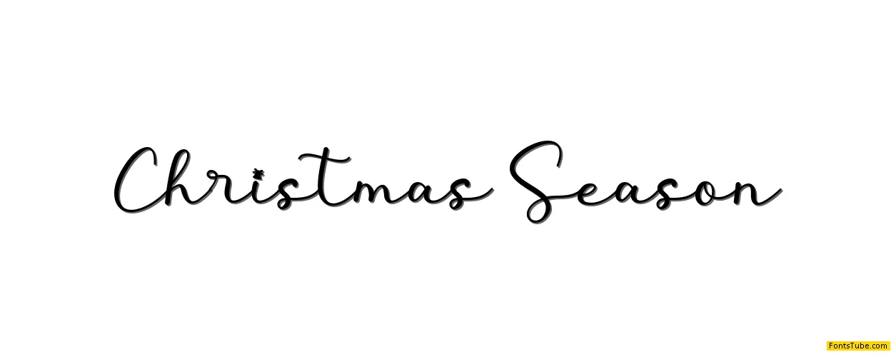 Christmas Season Font