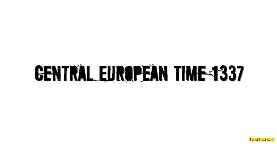 Central European Time Font Family