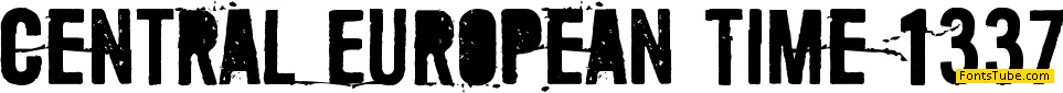 Central European Time Font Family