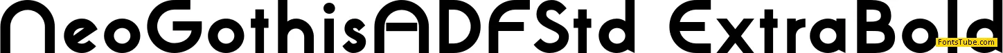 NeoGothis ADF Std Font Family
