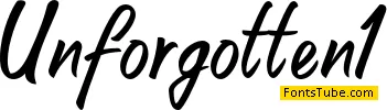 Unforgotten Font Family