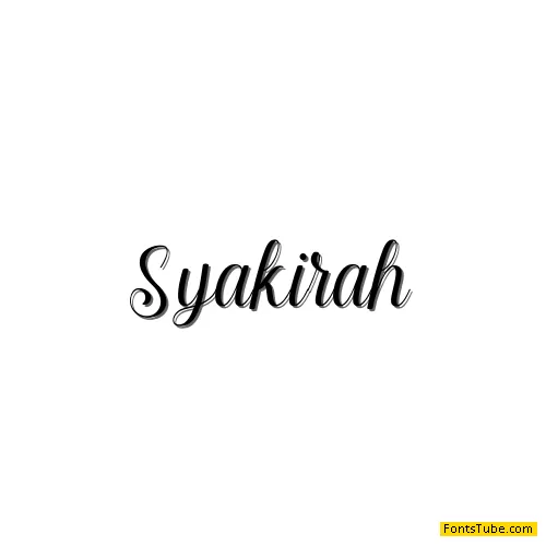 Syakirah Font