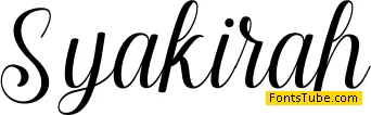 Syakirah Font