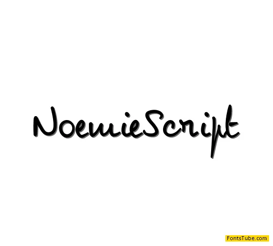 NoemieScript Font