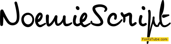 NoemieScript Font