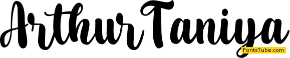 Arthur Taniya Font