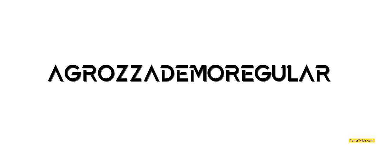 Agrozza Demo Font