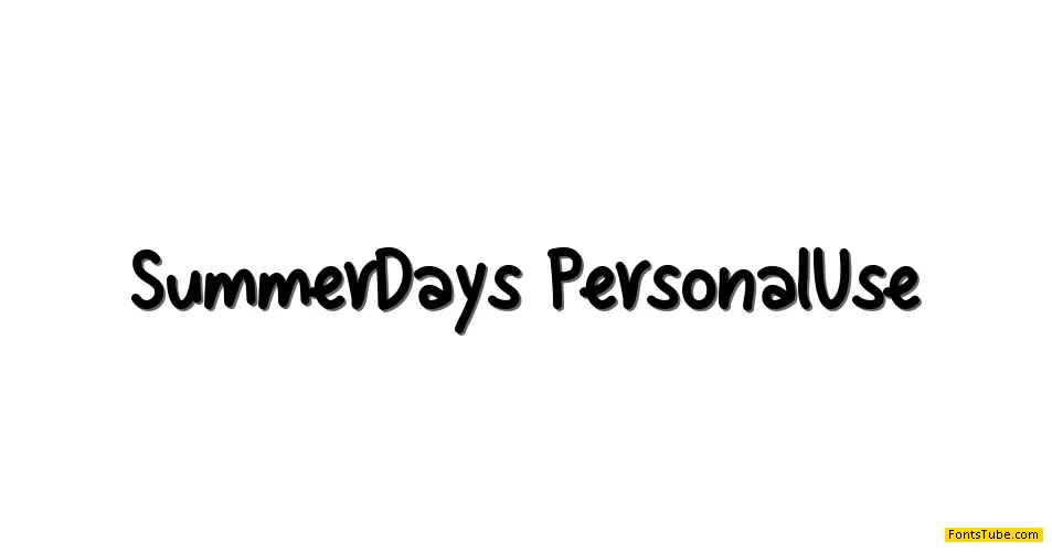 Summer Days Font