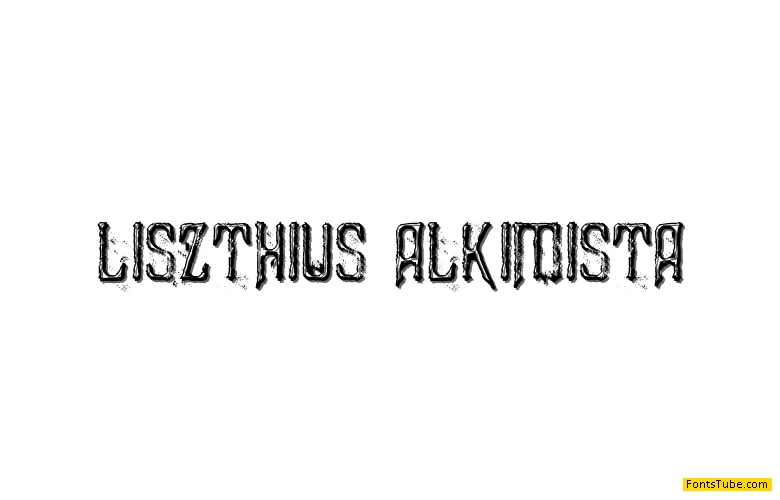 Liszthius-Alkimista Font