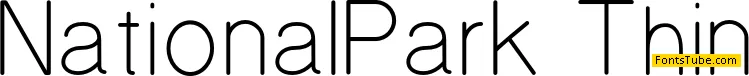 National Park Font Family