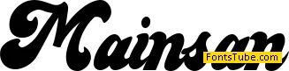 Mainsain Font Font