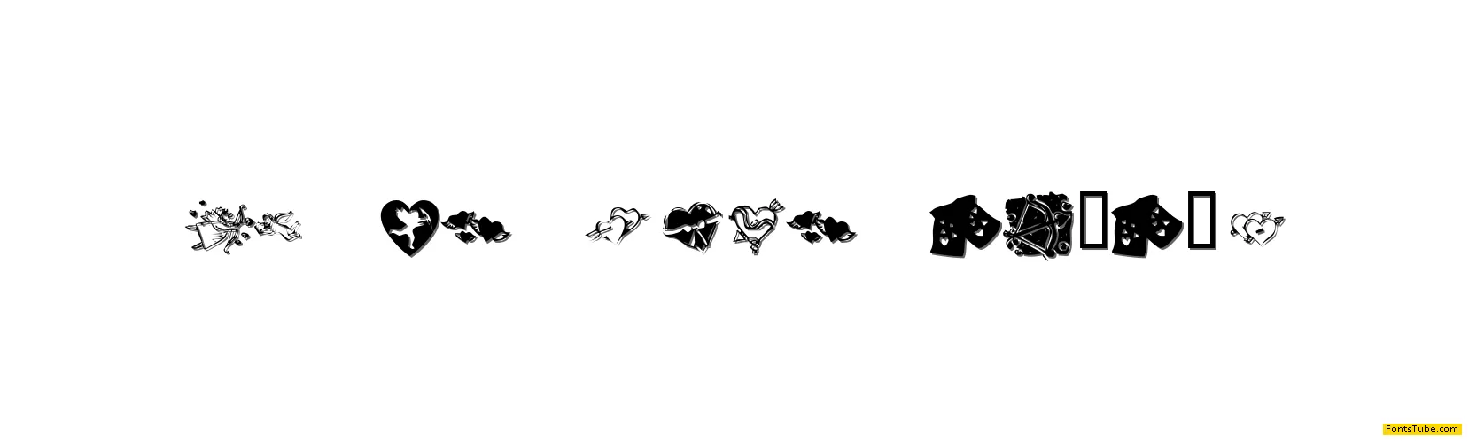 KR Be Mine Always Font