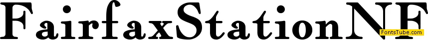 Fairfax Station NF Font