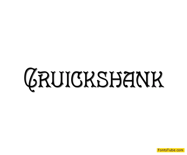 Cruickshank Font