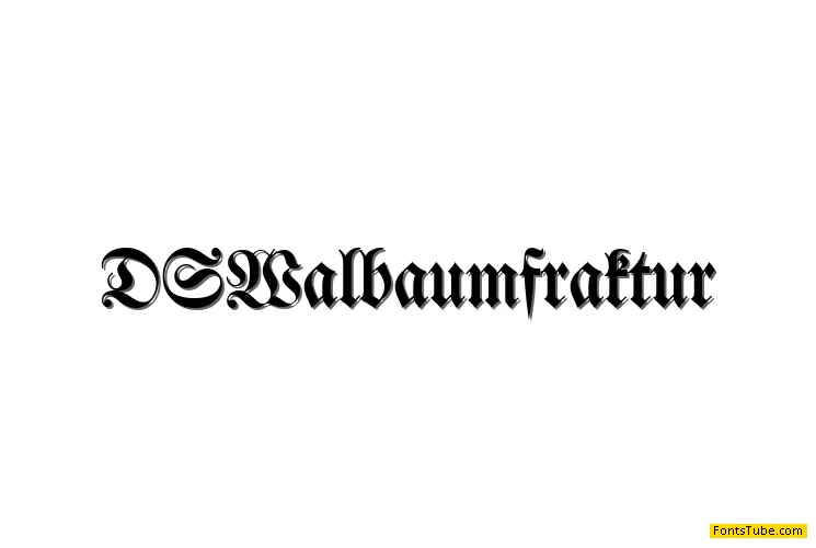 DS Walbaumfraktur Font