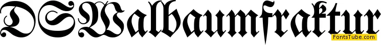 DS Walbaumfraktur Font