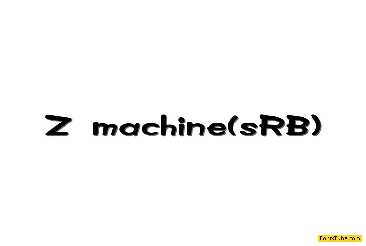 Z machine (sRB) Font