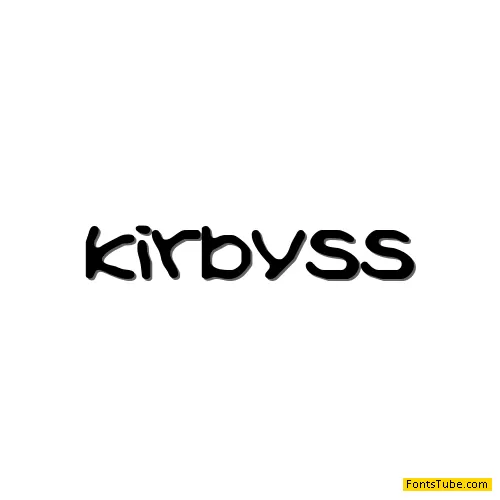 Kirby No Kira Kizzu BRK Font