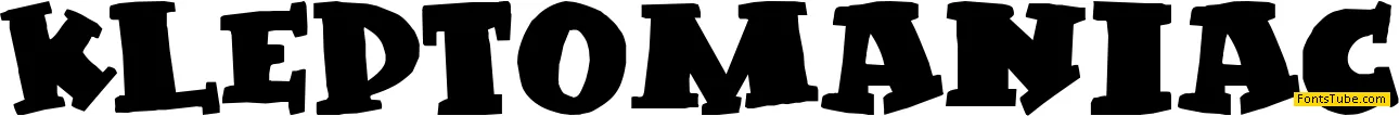 Kleptomaniac Font