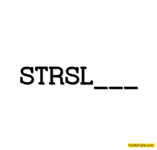 Street Slab Font Family