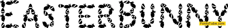Easter Bunny Font
