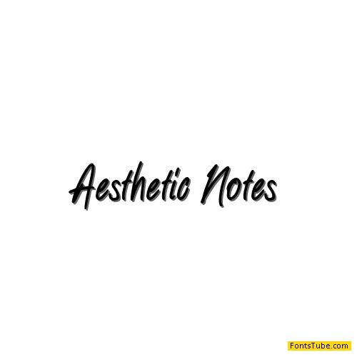 Aesthetic Notes