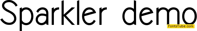 Sparkler-Demo Font