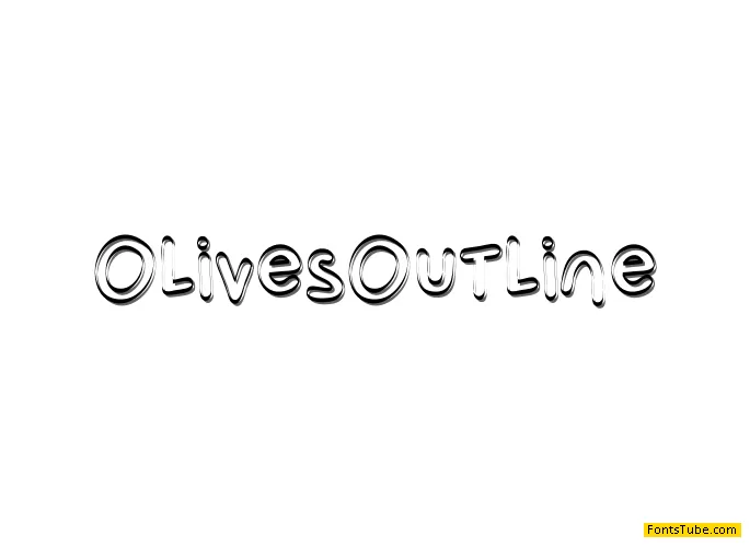 OlivesOutline Font