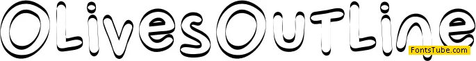 OlivesOutline Font