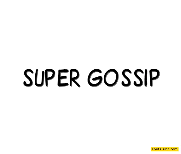 Super Gossip Font Family