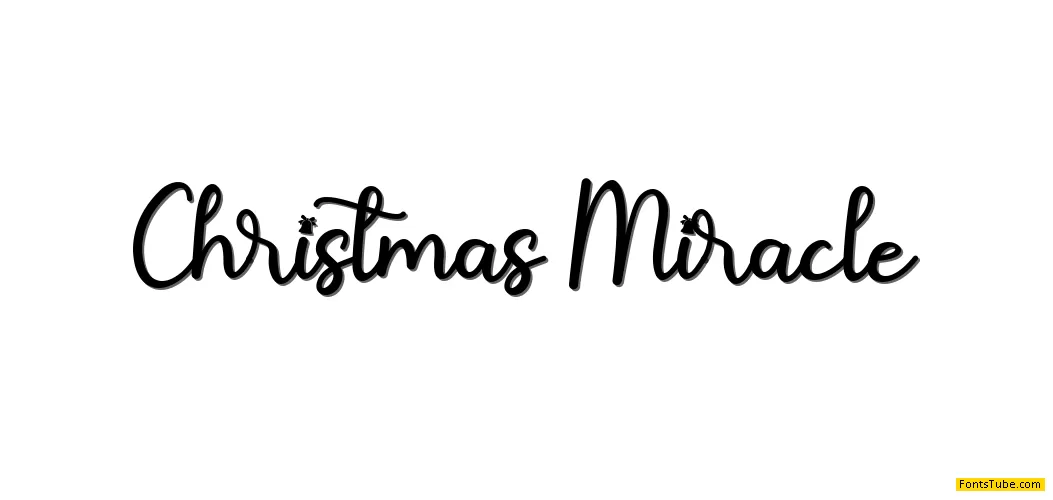 Christmas Miracle Font