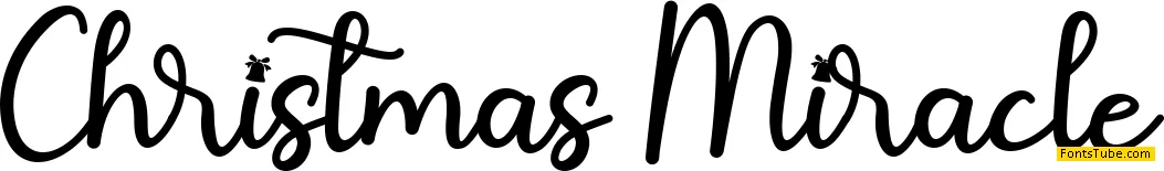 Christmas Miracle Font
