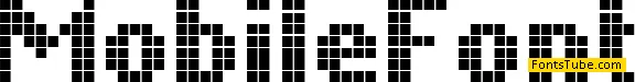 Mobile Font Font