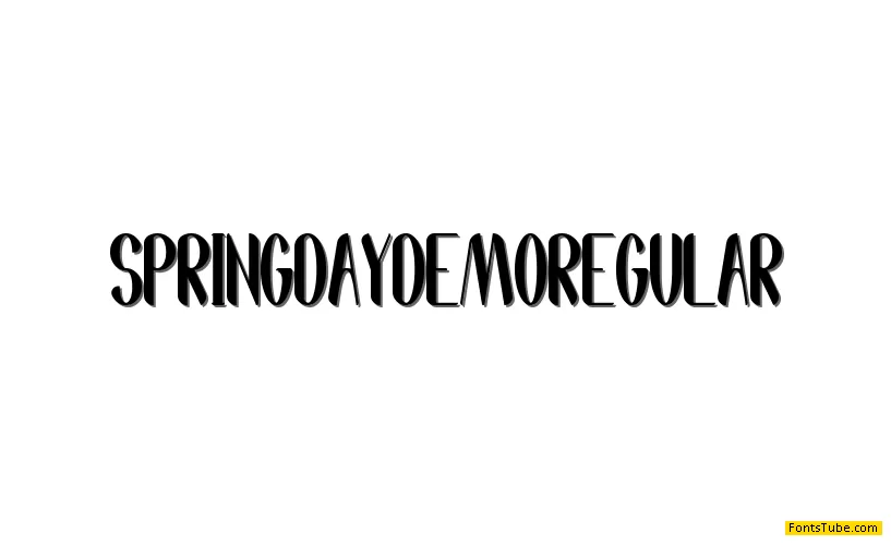 Spring Day Demo Font Family