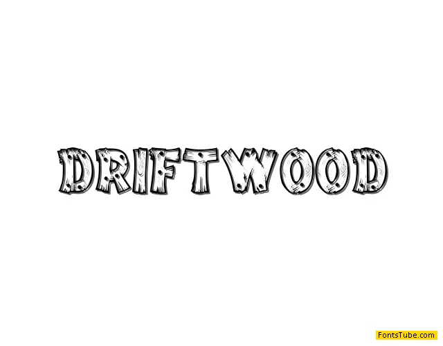 Drift Wood Font