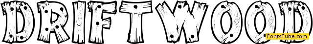 Drift Wood Font