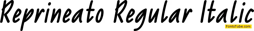 Reprineato Font Family