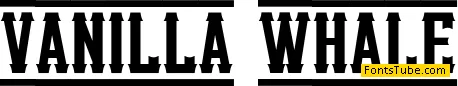 Vanilla Whale Font